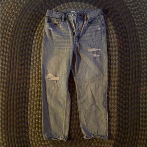 Old Navy Sly Hi Straight Jeans Classic Denim